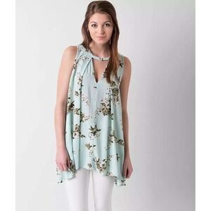 Free People "Tree Swing" Tunic Tank Side Medium OB413273
